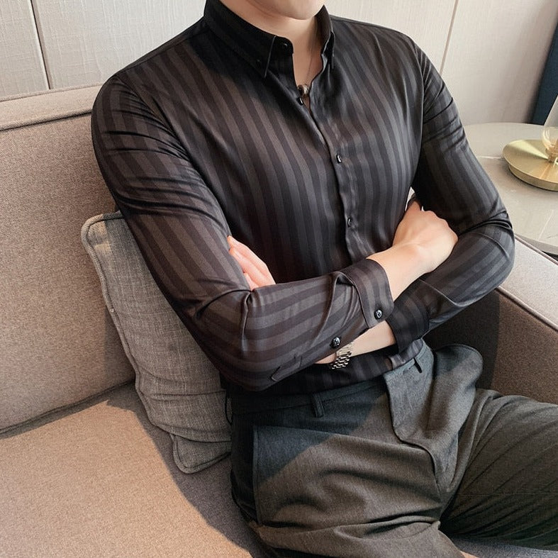 Camisa Social Masculina Slim Sampaio®